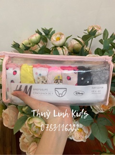 Set 7 quần chip HM bé gái dư xịn 100%