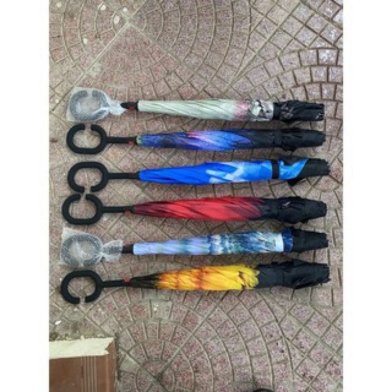 ❤️❤️SALE[DEAL SỐC]❤️ Ô gấp ngược thông minh tiện lợi, Dù gấp ngược đi ô tô tàu điện kiểu Nhật