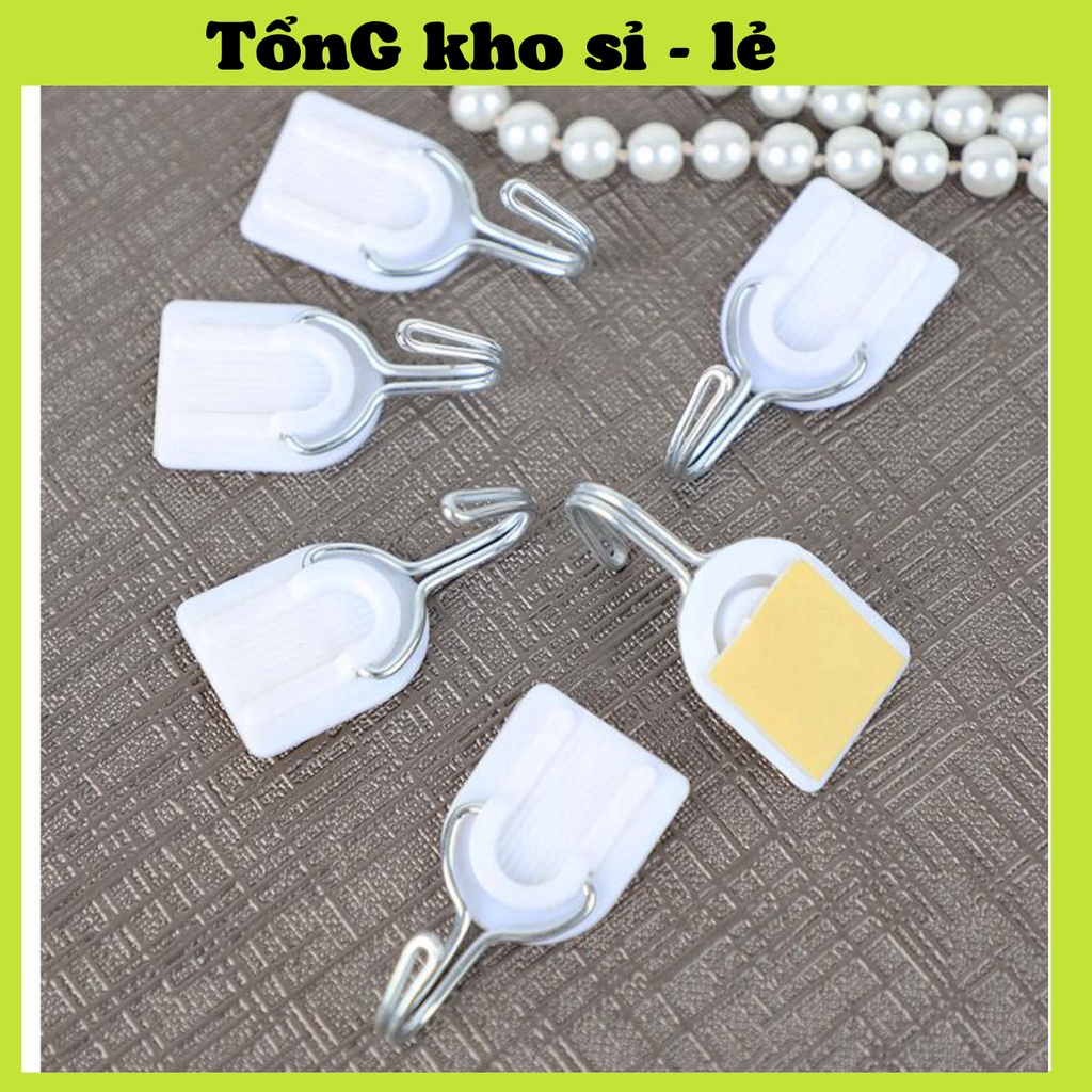 Vỉ 6 Móc Dính Tường (móc dán tường) Chắc Chắn 1255 Tổng Kho Sỉ vp88