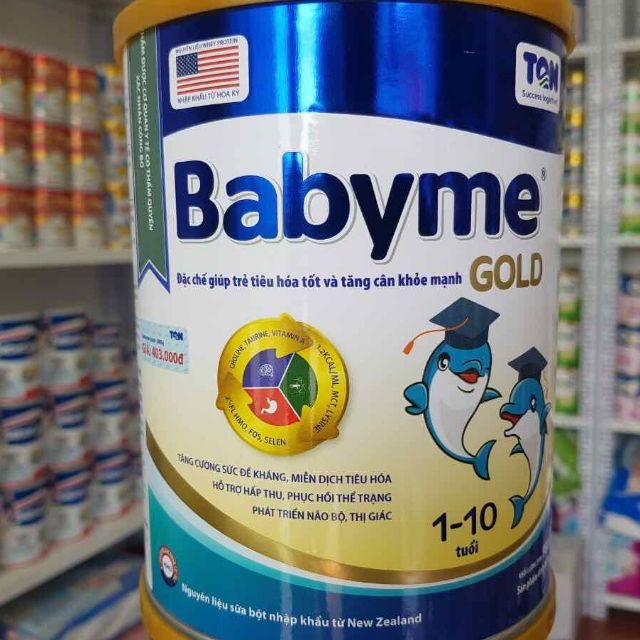 Sữa bột Babyme Gold 900g