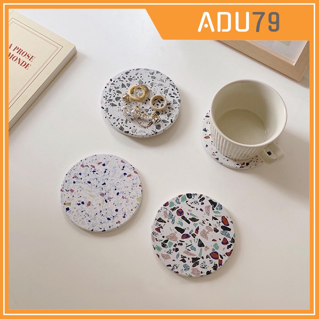 [ FREESHIP ❤️] THẢM ĐÁ LÓT LY MINI - SIÊU THẤM HÚT NƯỚC