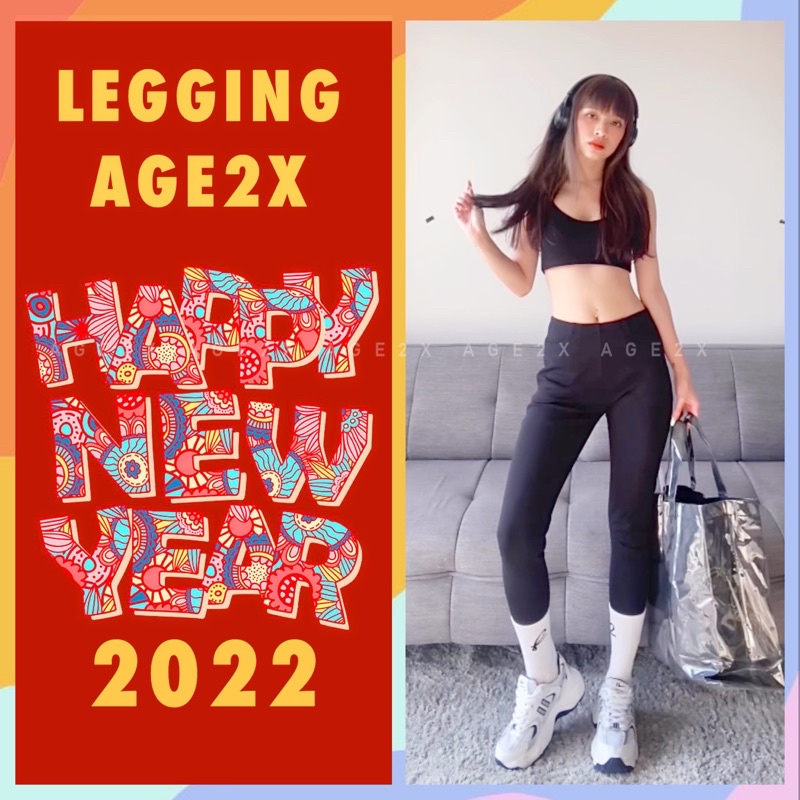 Quần legging trơn nữ Đen và Xám AGE2X hàng VNXK đạt tiêu chuẩn chất lượng cao