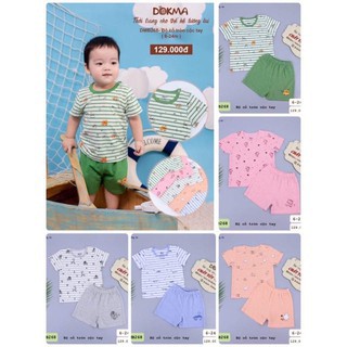 Bộ cộc bé trai, gái dokma dmb268 size 6-24m