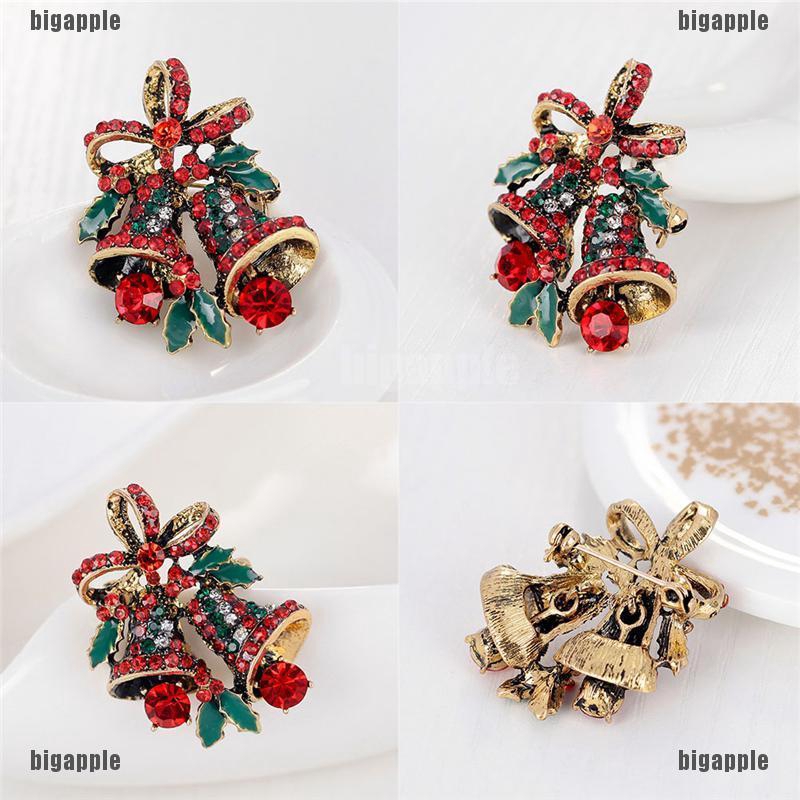 Ghim cài áo hình chuông giáng sinh đáng yêu