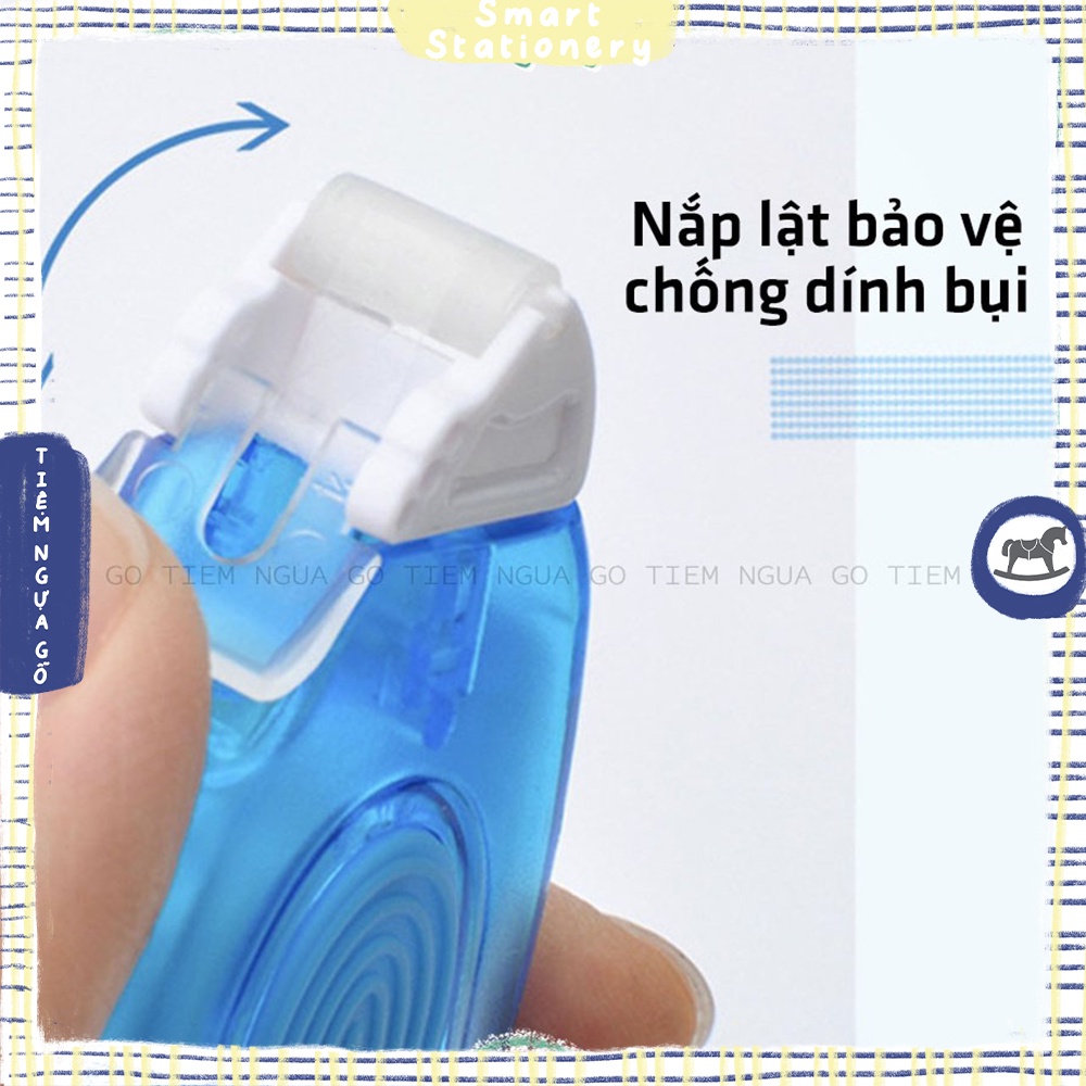 [Mã LIFEB04ALL giảm 10% tối đa 15K đơn 0Đ] Băng Dính Hai Mặt Dạng Bút Xoá Kéo Glue Tape - Tiệm Ngựa Gỗ