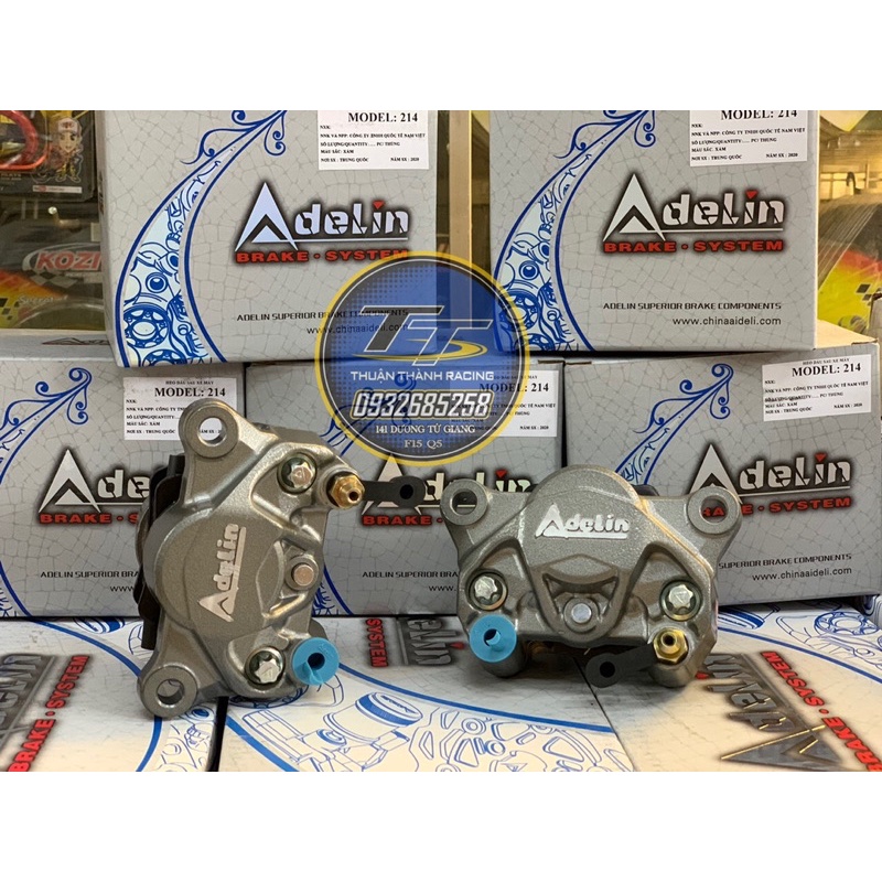 Heo dầu Adelin 2pis đối xứng chính hảng / pas dĩa trước sau các dòng xe