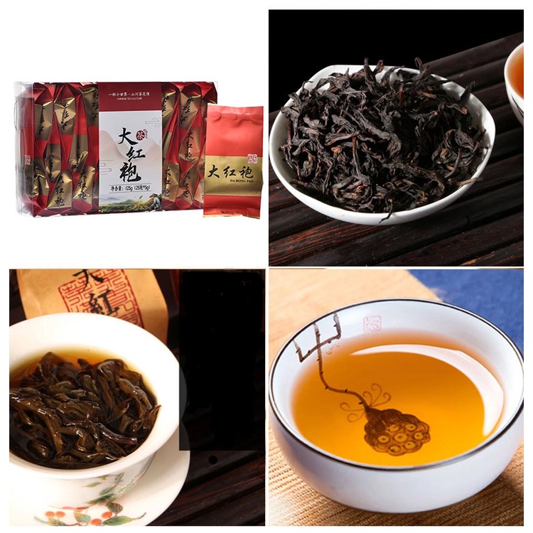 Trà Thiết Quan Âm, Đại Hồng Bào, Kim Tuấn Mi, Hồng Trà Tiểu Chủng (nguyên Túi 25 gói nhỏ)