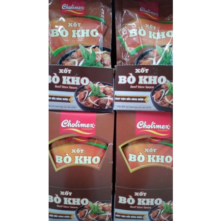 Xốt bò kho Cholimex đóng gói 90g