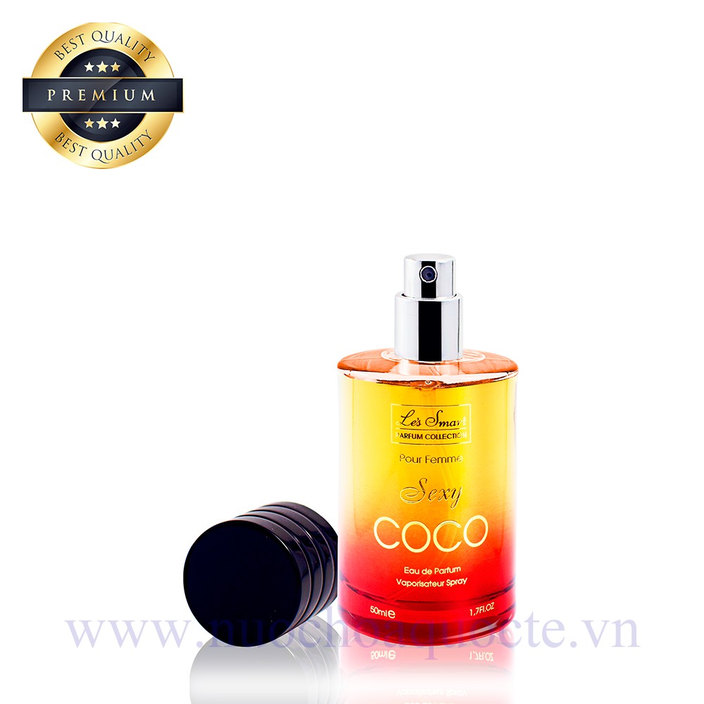 Nước hoa nữ chính hãng thơm lâu, Dầu Thơm mùi ngọt ngào nữ - Nồng độ EDP dung tích 50ml - S.E.X.Y COCO Nuochoaquocte