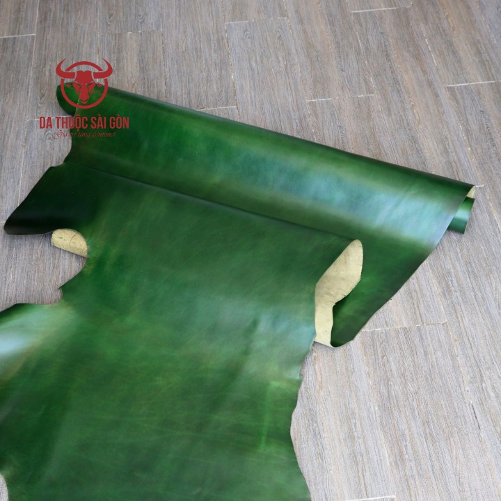 10 Pia da Pullup cao cấp màu xanh lá thương hiệu Da Thuộc Sài Gòn - Mua da thuộc