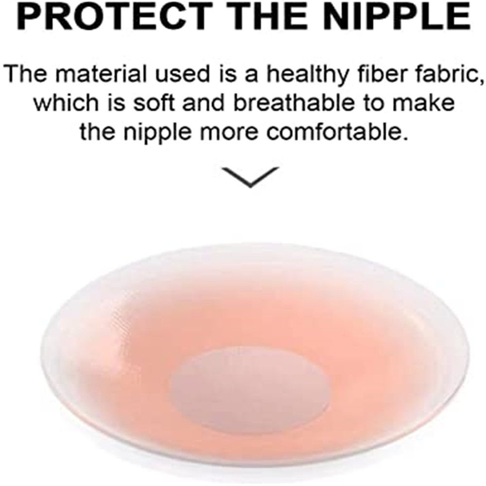 Cặp miếng dán ngực silicone tự dính vô hình tái sử dụng được cho nữ