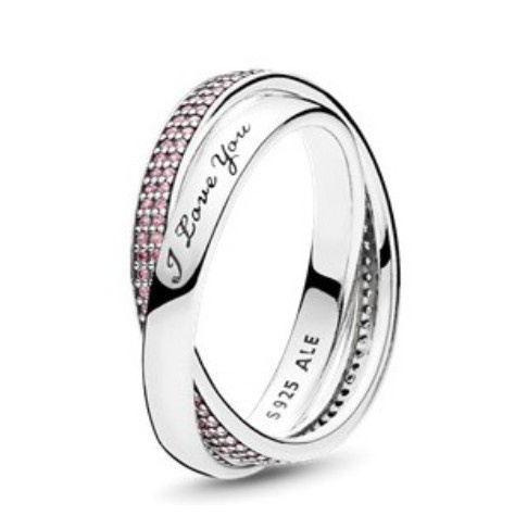 Nhẫn Đôi Mạ Bạc 925 Đính Đá P Thời Trang Cho Cặp Đôi