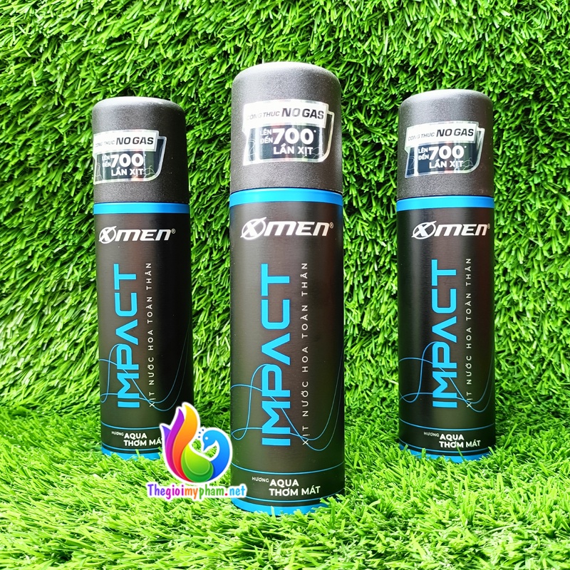 Xịt Khử Mùi Hương Nước Hoa Xmen Không Gas Impact 100ml