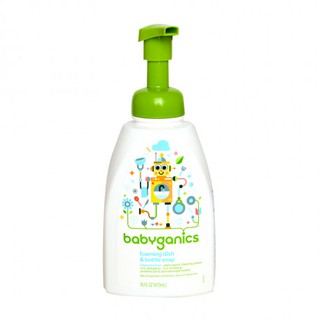 Nước rửa bình sữa Babyganics Foaming Dish & Bottle Soap 473ml