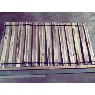 Bộ thang giường 1mx2m gỗ tràm.
