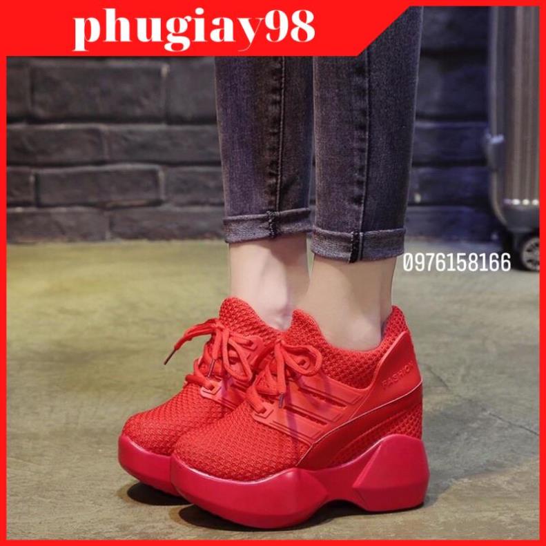 ❌ Giầy Đế Độn Nữ Nâng Chiều Cao 8cm Hàng Quảng Châu Cao Cấp (Hàng ORDER)+Ảnh Thật hot