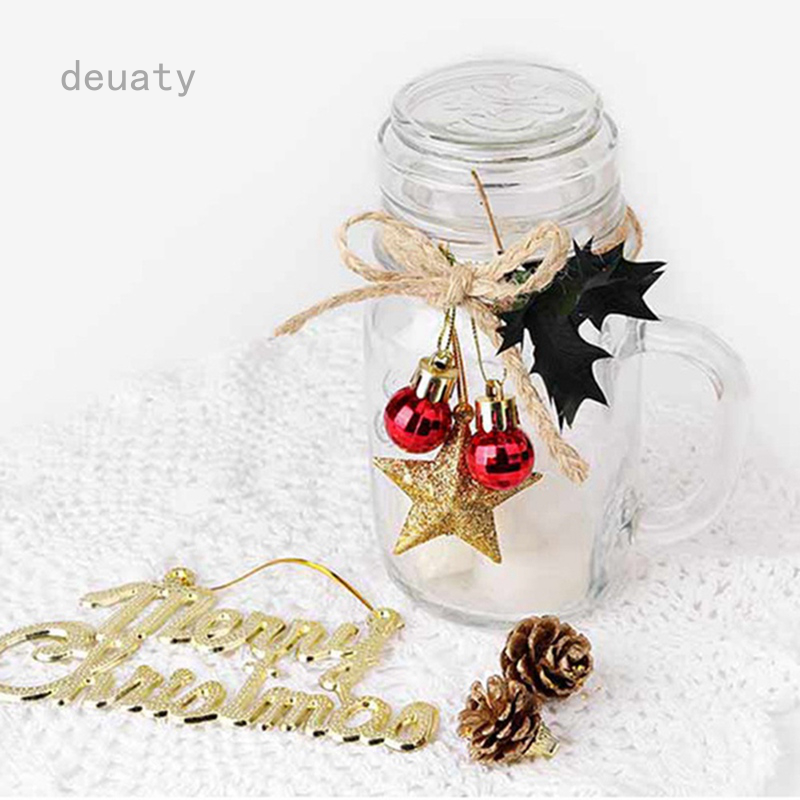 nuserw 10pcs Christmas Tree Ball Decorations for DIY Xmas Party Wedding 2CM Ball Baubles Hanging Ornament for Home Christmas