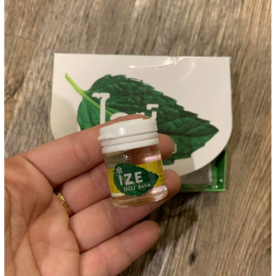 01 Hủ Dầu Gel Bạc Hà IZE JELLI BALM 7gram Thái Lan