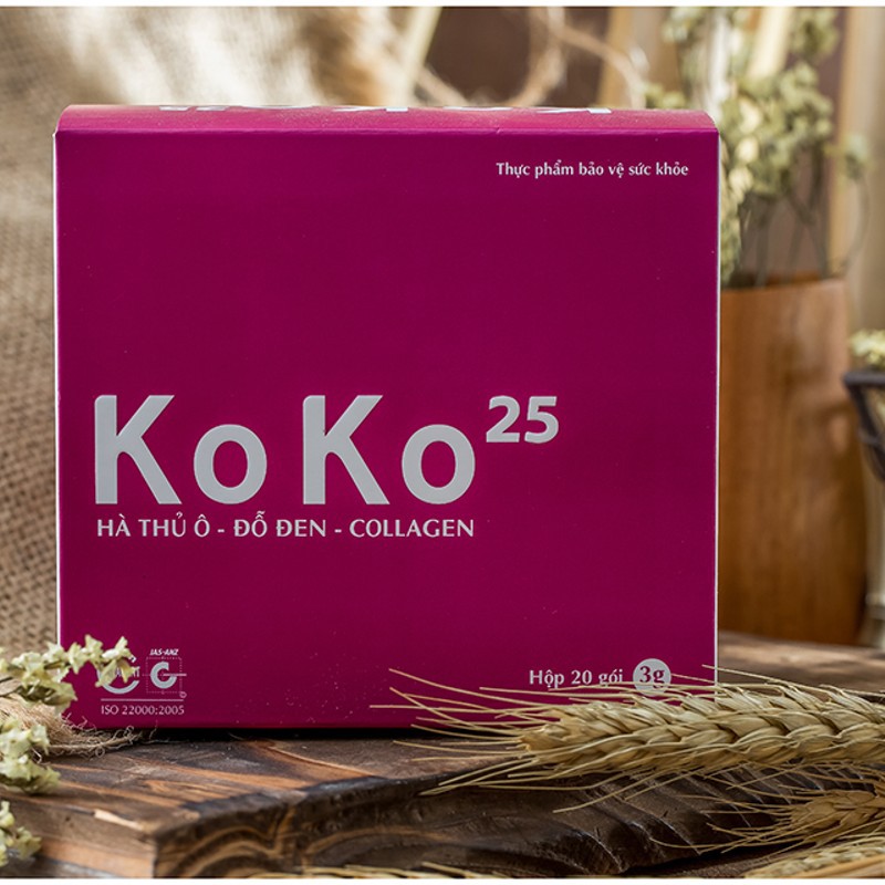 KoKo 25- Cao hà thủ ô collagen làm đen tóc đẹp da
