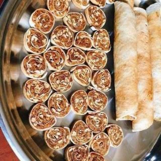 Kẹo chuối cuốn bánh tráng 1kg