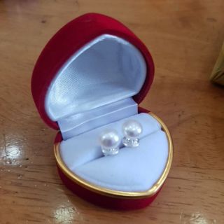 Bông Tai Ngọc 7 ly chốt bạc vặn chắc chắn
