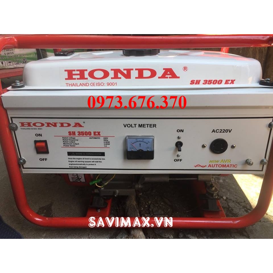 Máy phát điện Honda SH 3500EX hàng Thái Lan ( chính hãng - nhận biết Logo dập nổi )