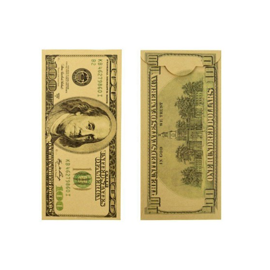 Bộ 10 Bao Lì Xì Hình100 USD