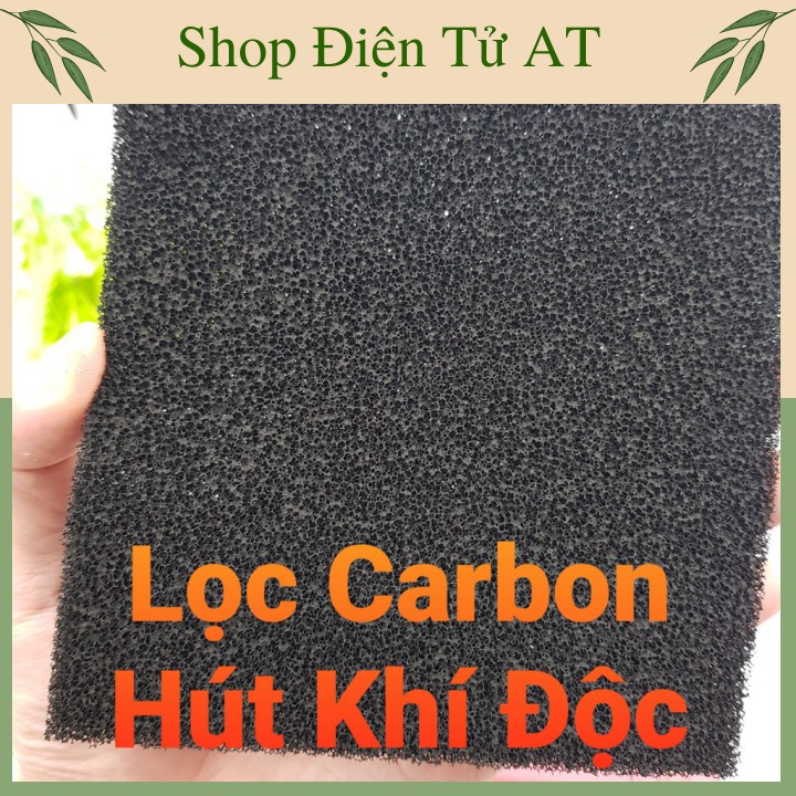 Combo Chế Máy Hút Khói Hàn K-493-DIY Tấm Lọc Carbon Hakko493