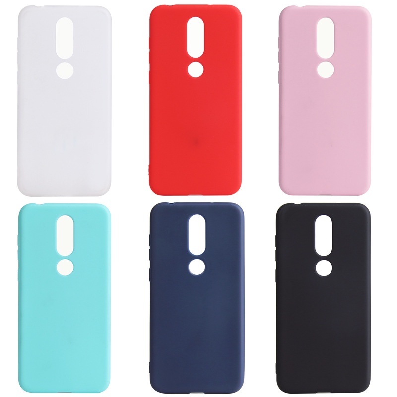 Ốp Điện Thoại tpu Mềm Chống Bụi Màu Kẹo Đục Cho nokia case 5 3.1 5.1plus x5 7plus 8 6.1 plus / x6