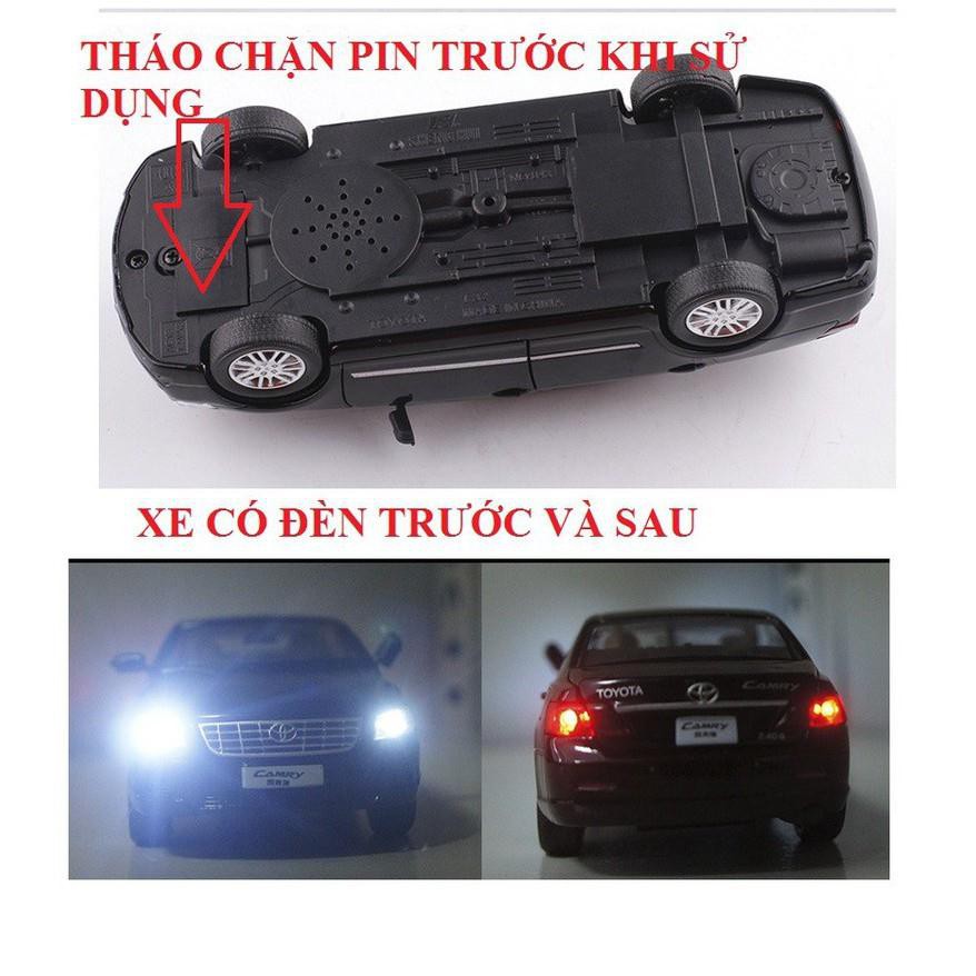 Mô hình xe ô tô Camry 2.4G đồ chơi trẻ em tỉ lệ 1:32 bằng sắt có đèn và âm thanh xe mở được các cửa  hàng Quảng Châu