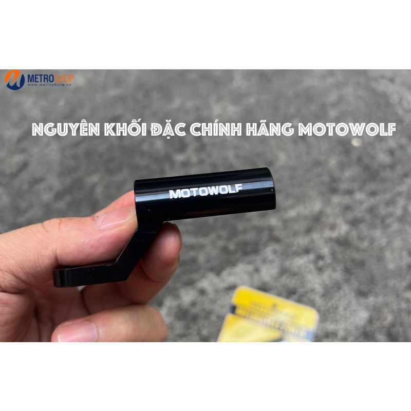 Chân giả ghi đông gắn chân kính Motowolf