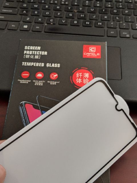 Cường lực Cafele Xịn Cho Redmi Note 7 / Note 7 Pro Phủ Nano Full màn Full keo cao cấp