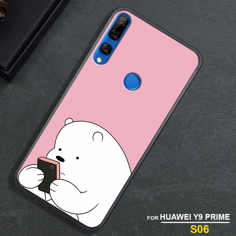 ỐP LƯNG HUAWEI Y9 2019 - HUAWEI Y9 PRIME - VIVO Y91 - VIVO Y95 IN HÌNH GẤU CUTE - SIÊU BỀN -GIÁ RẺ