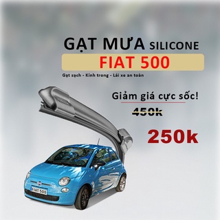 Gạt Mưa Cho Xe Fiat 500 - Gạt Mưa Lưỡi Silicon siêu sạch GM13