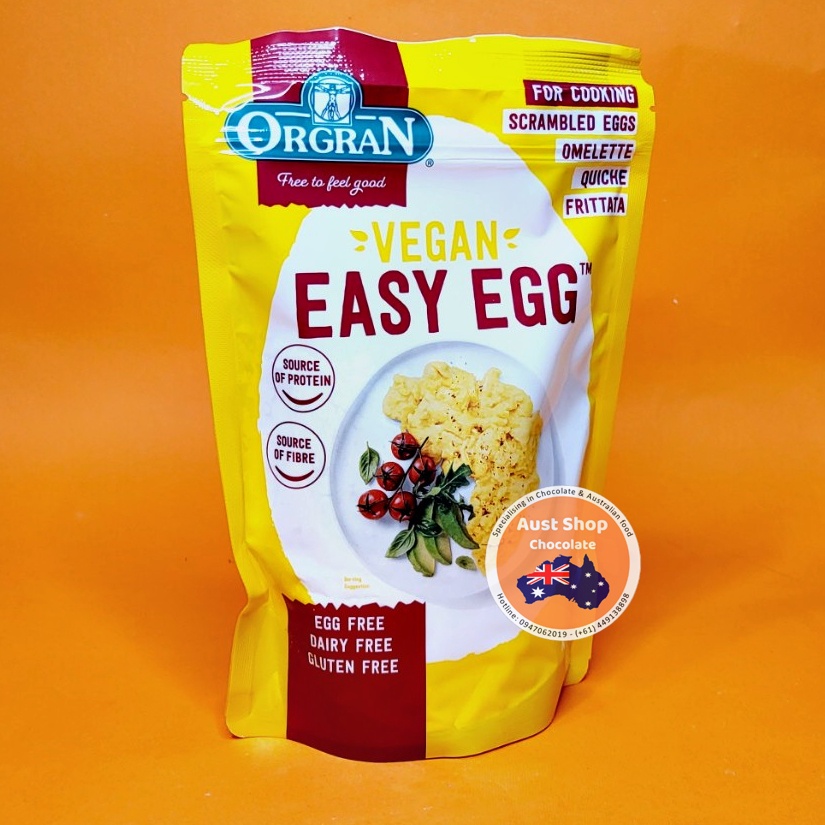 Bột vị trứng chay Orgran Gluten Free Easy Egg Vegan 250g - OZ - Aust Shop Chocolate