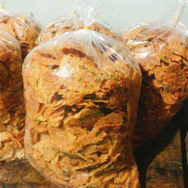 500gr cơm cháy mắm hành loại bể loại 1 giòn rụm,thơm ngon