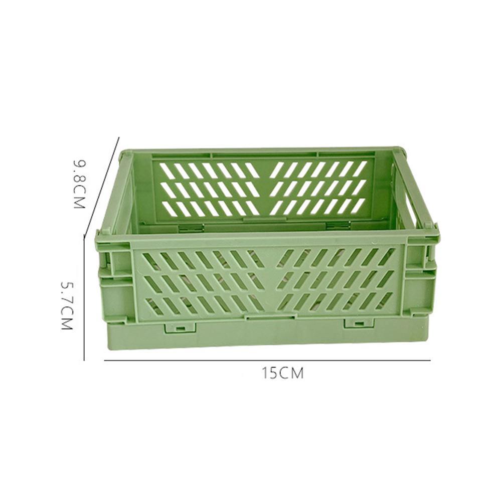 Giỏ Nhựa Mini Đựng Đồ Gấp Gọn Kiểu Hàn Quốc G2R2