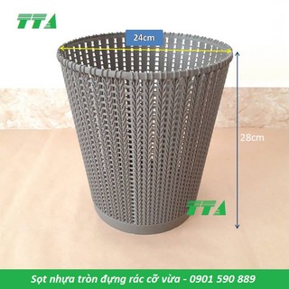 Sọt nhựa tròn đựng rác cỡ vừa