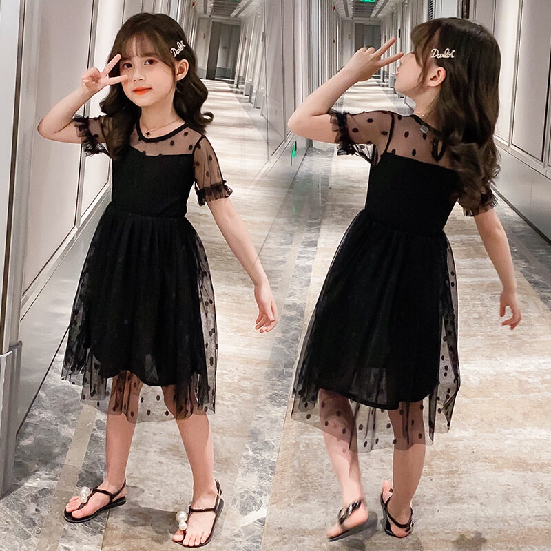 Đầm Công Chúa Màu Đen Thời Trang Mùa Hè Cho Bé Gái 3-14 Tuổi 1 đến 2 đến 3 đến 4 đến 5 đến 6 đến 7 đến 8 đến 9 đến 10 đến 11 đến 12 đến 13 tuổi Sinh nhật tutu Princess 2021 Váy cho thiếu niên nữ Terno Giảm giá