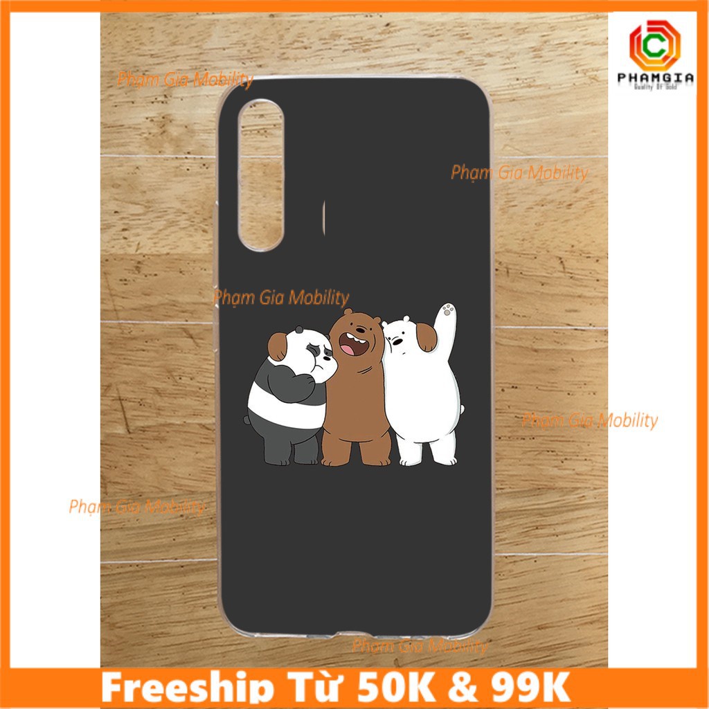 Ốp Lưng Vsmart Live dẻo đen - Hình ShiChan, Heo, Doreamon, Gấu, Tiểu Cương Thi, Ánh Trăng