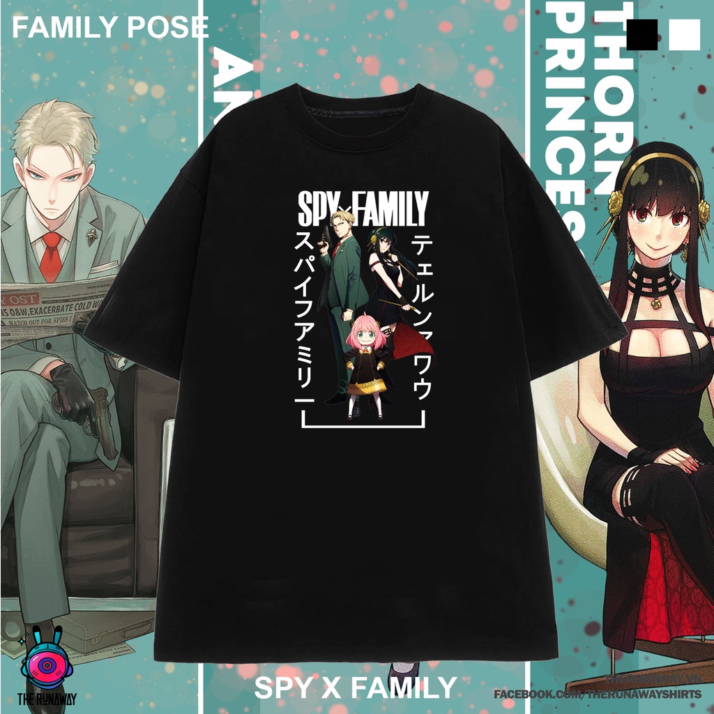 Áo phông Spy x Family: Family Pose  Cotton 100% Nam / Nữ by The Runaway