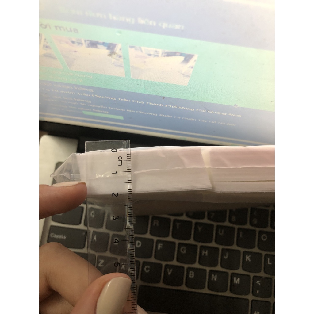 Giấy lau gel nail giấy chùi gel loại xịn Cứng không rụng lông