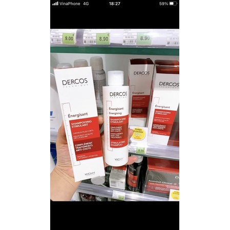 dầu gội đầu vichy