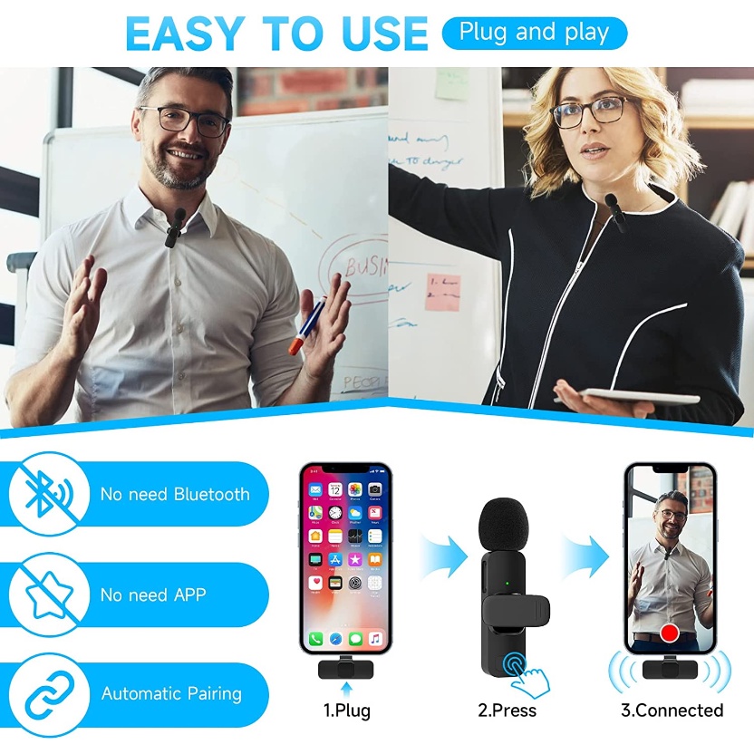 Micro Không Dây Chuyên Dụng Cho iPhone iPad / Facebook