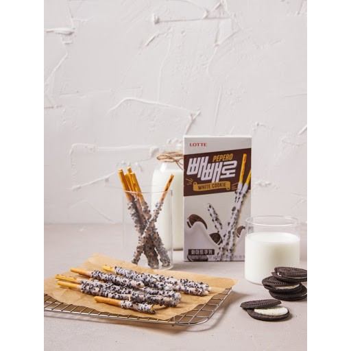 Bánh Pepero White Cookie -  화이트쿠키빼빼로 37G
