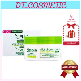 Kem dưỡng ẩm Simple Kind To Skin Vital Vitamin Night Cream mọi loại da ban đêm 50ml