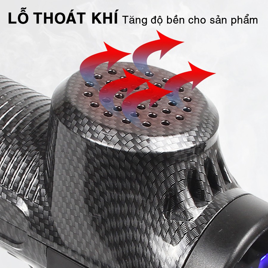 Súng massage 6 đầu trị liệu EM009, giảm đau, đỡ nhức mỏi cổ vai gáy phù hợp người tập GYM, người lớn tuổi, dân văn phòng