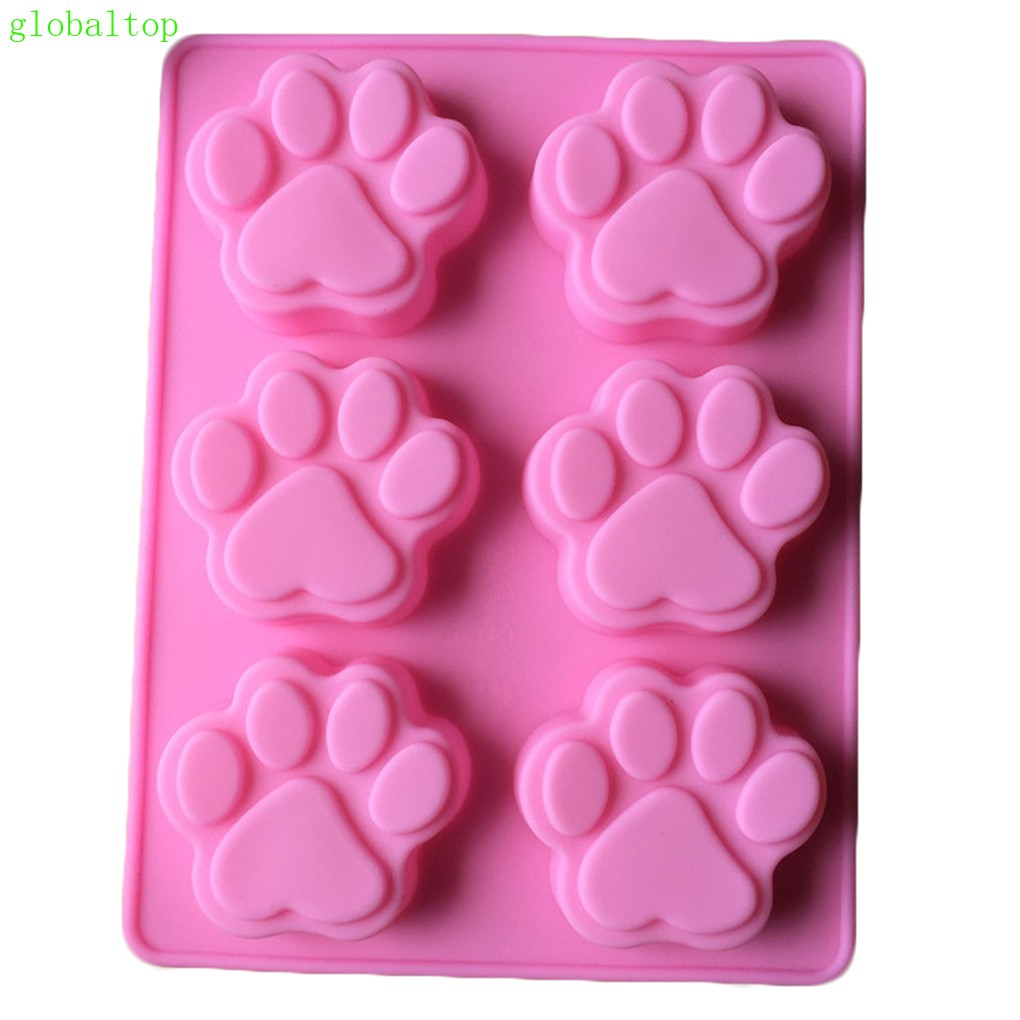 [Hàng mới về] Khuôn silicone làm bánh hình móng vuốt mèo độc đáo dễ thương