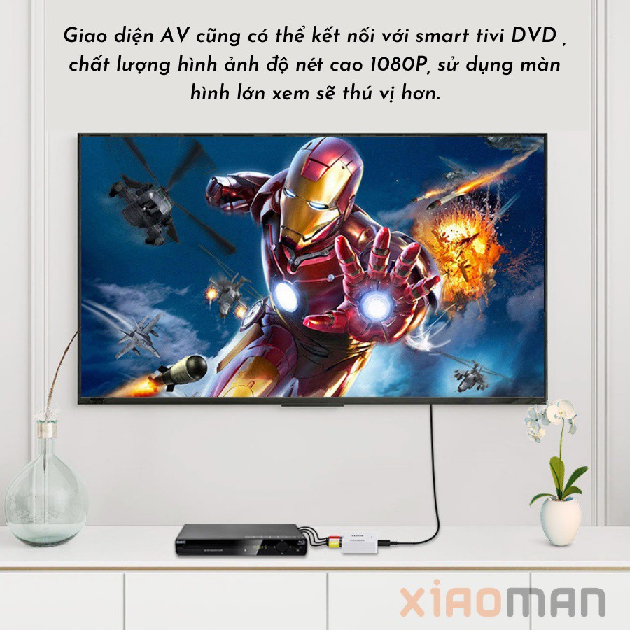 Bộ chuyển đổi tín hiệu AV sang VGA / HDMI sang AV / VGA sang AV / VGA sang HDMI Sắt hàng chất lượng cao