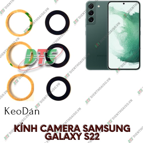 Mặt kính camera samsung s22 có sẵn keo dán